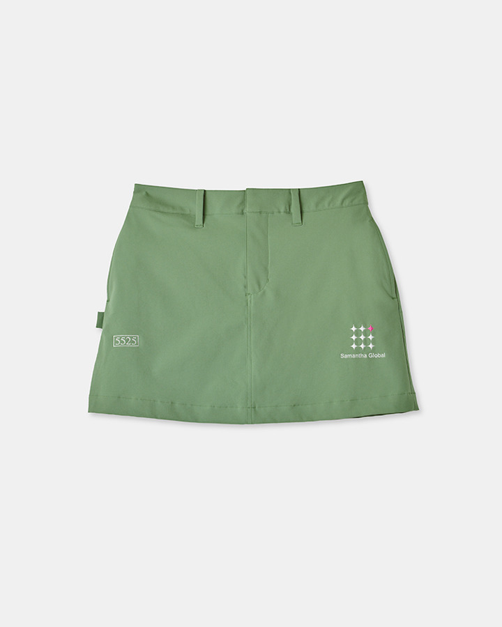 【5525 &times; Samantha Global】SAMANTHA by 5525 SKIRT 詳細画像 KHAKI 1