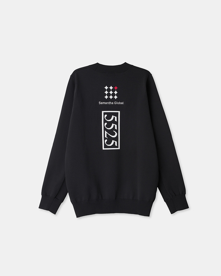 【5525 &times; Samantha Global】SAMANTHA BY 5525 SWEATER 詳細画像 BLACK 5