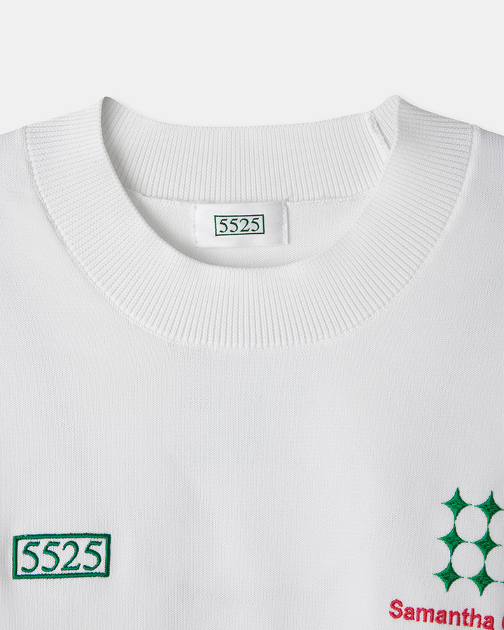 【5525 &times; Samantha Global】SAMANTHA BY 5525 SWEATER 詳細画像 WHITE 2